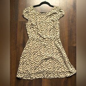 Abercrombie leopard reverse dress.